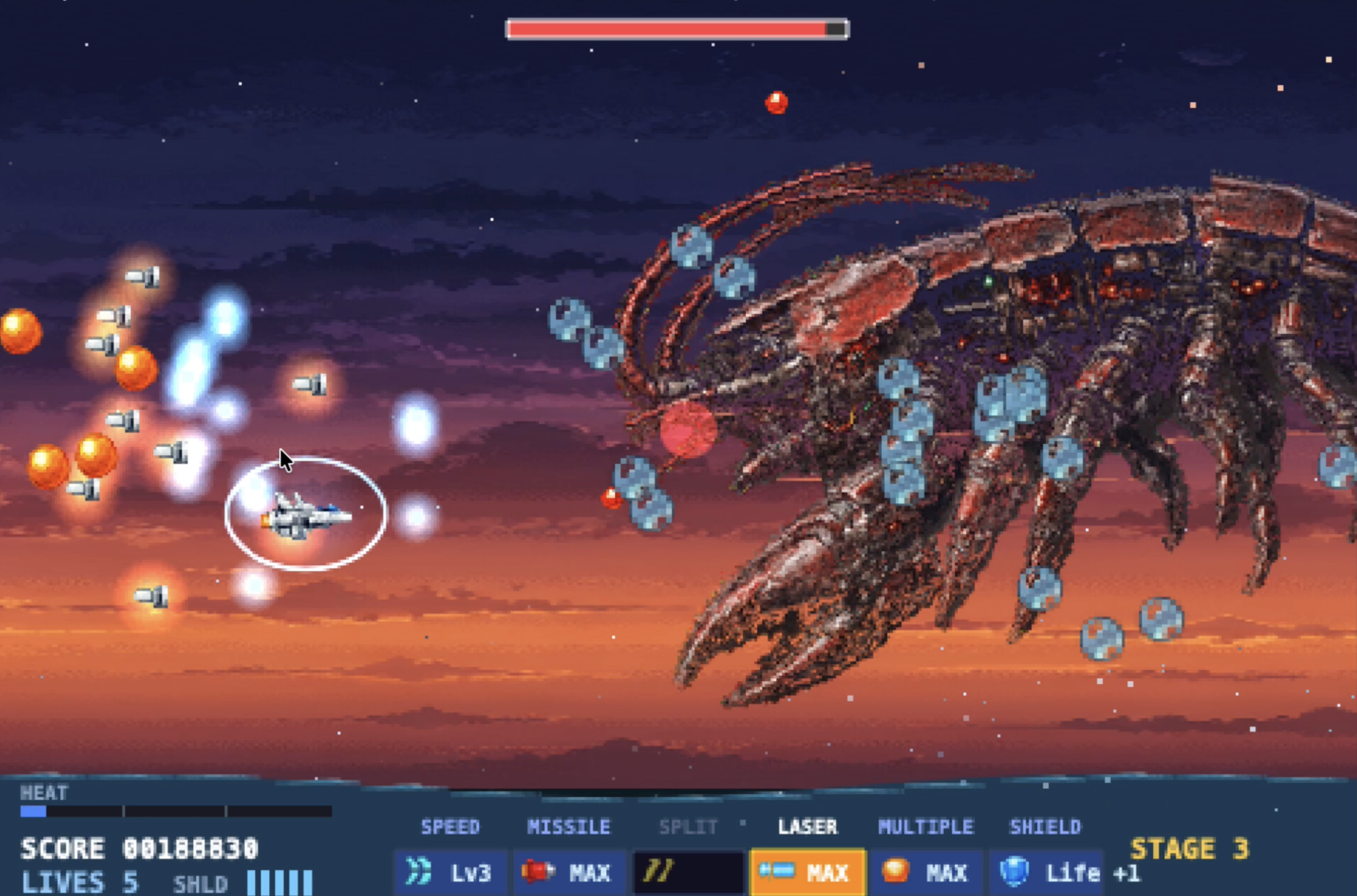 NYX のゲーム画面
