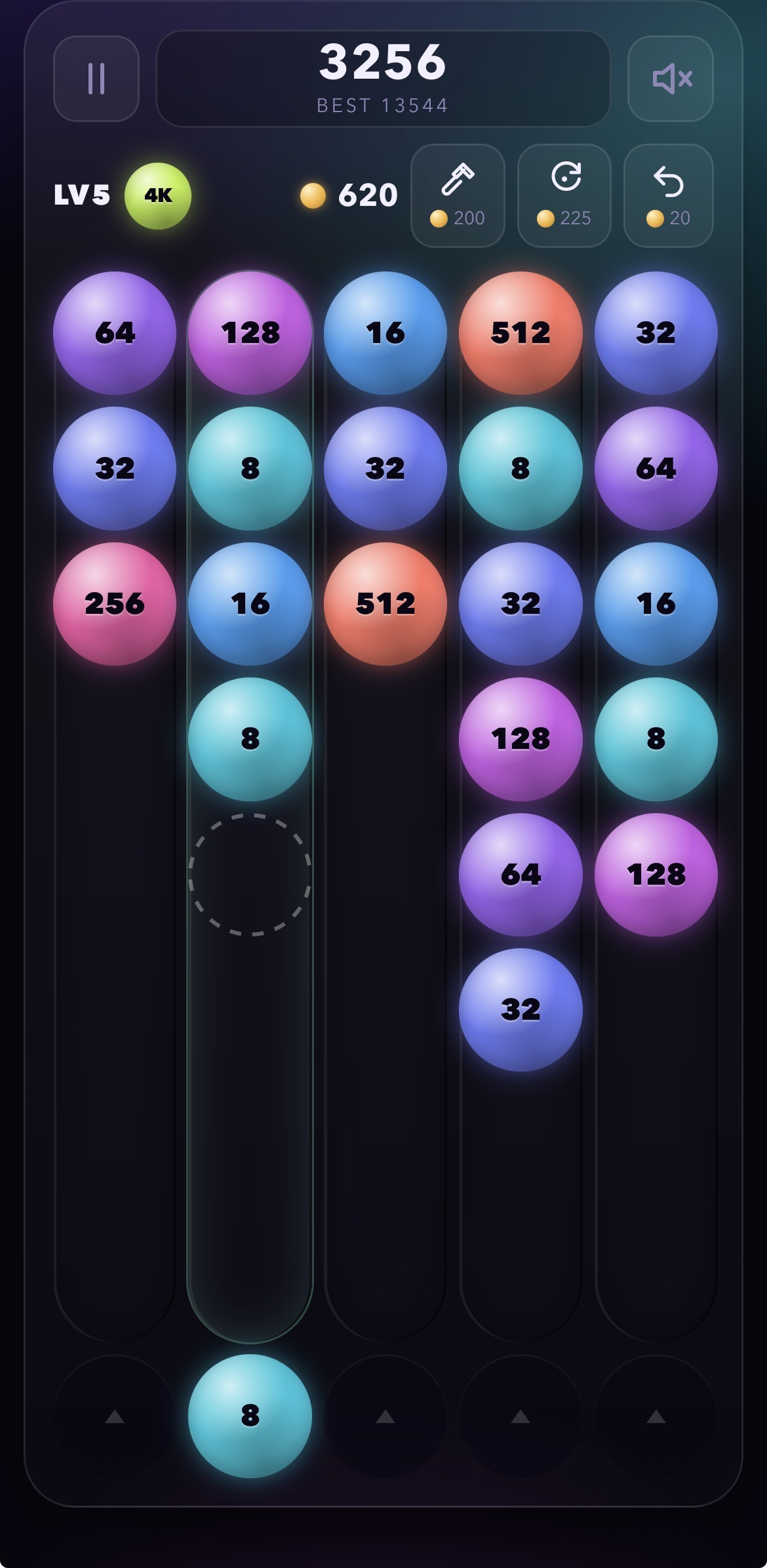 numshot のゲーム画面